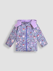 JoJo Maman Bébé Lilac Fairy 4-In-1 Polarfleece Jacket - Image 2 of 11