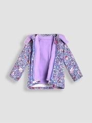 JoJo Maman Bébé Lilac Fairy 4-In-1 Polarfleece Jacket - Image 5 of 11