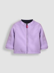 JoJo Maman Bébé Lilac Fairy 4-In-1 Polarfleece Jacket - Image 8 of 11