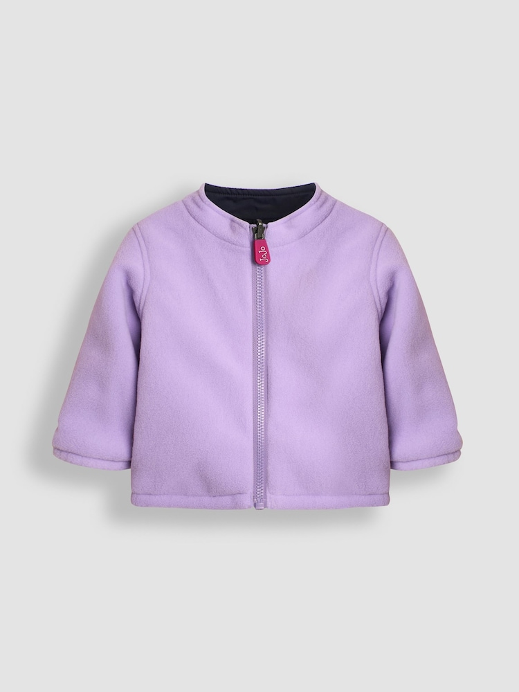 JoJo Maman Bébé Lilac Fairy 4-In-1 Polarfleece Jacket - Image 8 of 11
