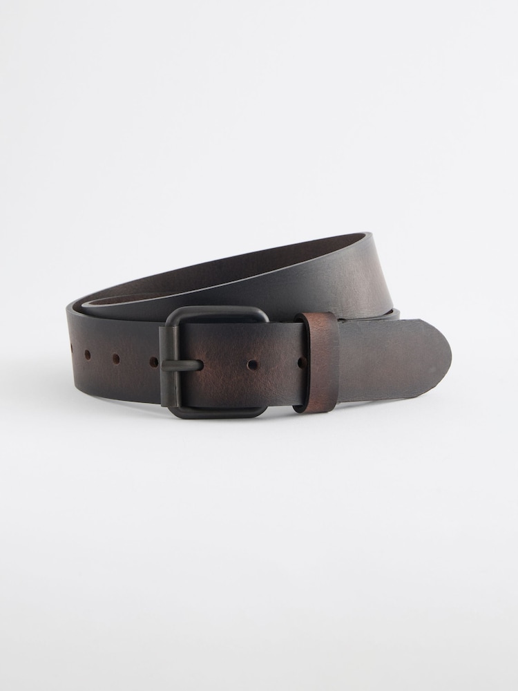 Brun - Ceinture en cuir casual - Image 3 of 4