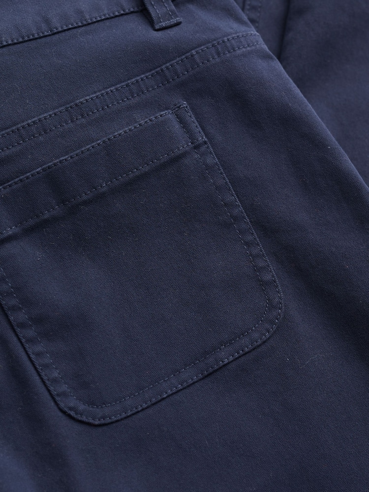 Seasalt Cornwall Blue Slim-Fit Albert Quay Crop Trousers - Image 4 of 4