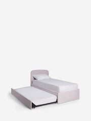 Opulent Velvet Lilac Purple Kids Matson Trundle Upholstered Bed - Image 9 of 10