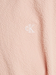 Calvin Klein Pink Fit And Flare Seersucke Dress - Image 6 of 6