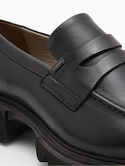 AllSaints Black Lola Loafers - Image 5 of 5