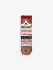 Dogs in Jumpers Christmas Pattern Ankle Socks 4 Pack - Image 5 of 7