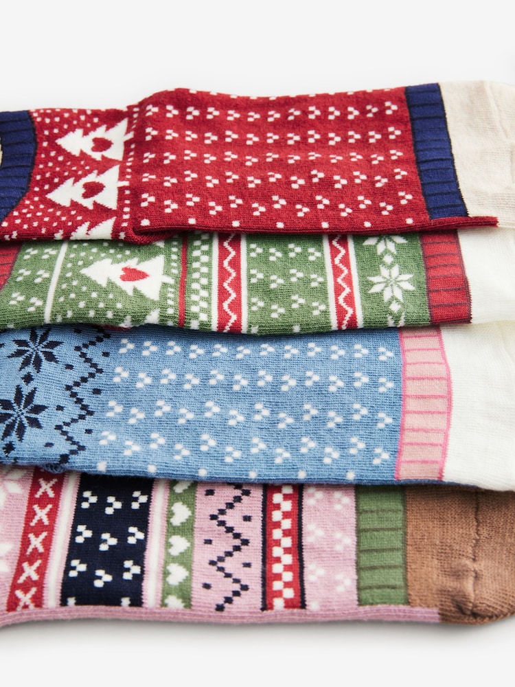 Dogs in Jumpers Christmas Pattern Ankle Socks 4 Pack - Image 7 of 7 Dogs in Jumpers Christmas Pattern Ankle Socks 4 Pack - Image 7 of 7