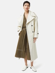 Jigsaw Linen Lyocell Stitched Dress - Image 6 of 7