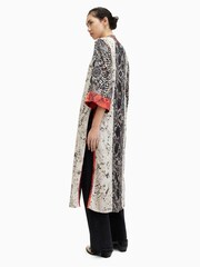 AllSaints Black Casa Waimea Kimono - Image 2 of 7