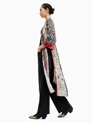 AllSaints Black Casa Waimea Kimono - Image 5 of 7