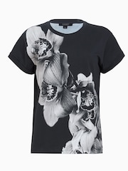 AllSaints Black Eulo Anna T-Shirt - Image 6 of 6