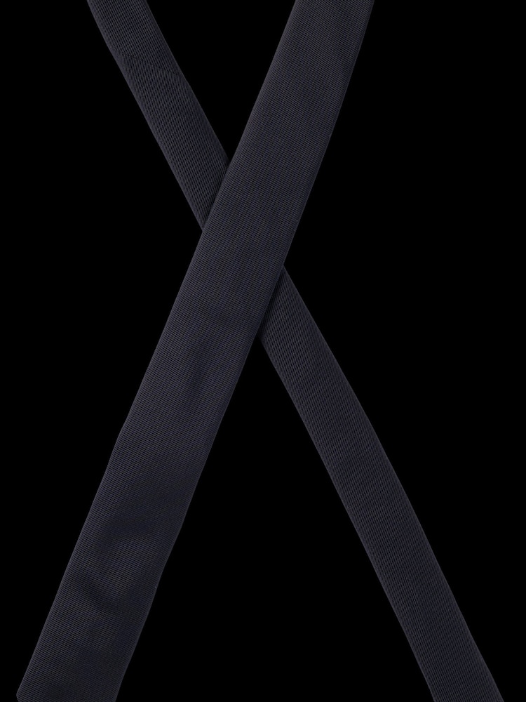 modra - BOSS Made in Italija Svilena Jacquard Kravata - Slika 5 iz 5