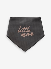 Black/White Baby 100% Cotton Bibs 3 Pack - Image 2 of 4
