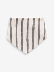 Black/White Baby 100% Cotton Bibs 3 Pack - Image 3 of 4
