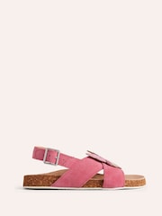 Boden Pink Butterfly Novelty Cross Over Sandals - Image 2 of 3
