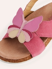 Boden Pink Butterfly Novelty Cross Over Sandals - Image 3 of 3