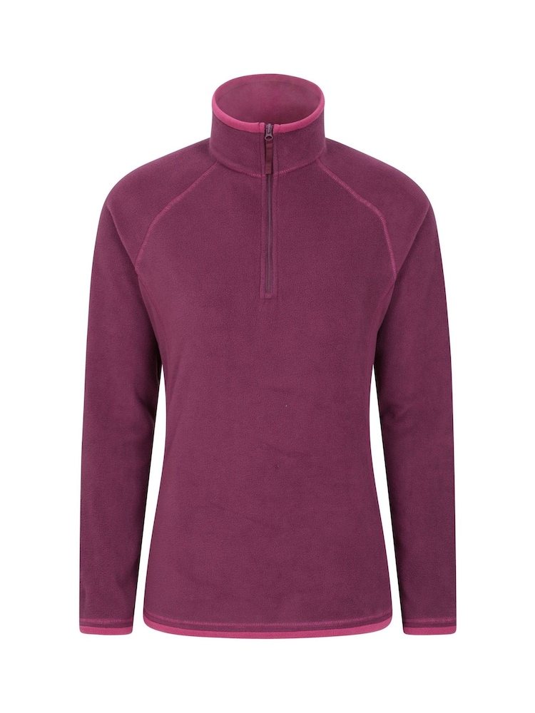 Mountain Warehouse Light Pink Womens Montana Half Zip Fleece - Image 1 of 5