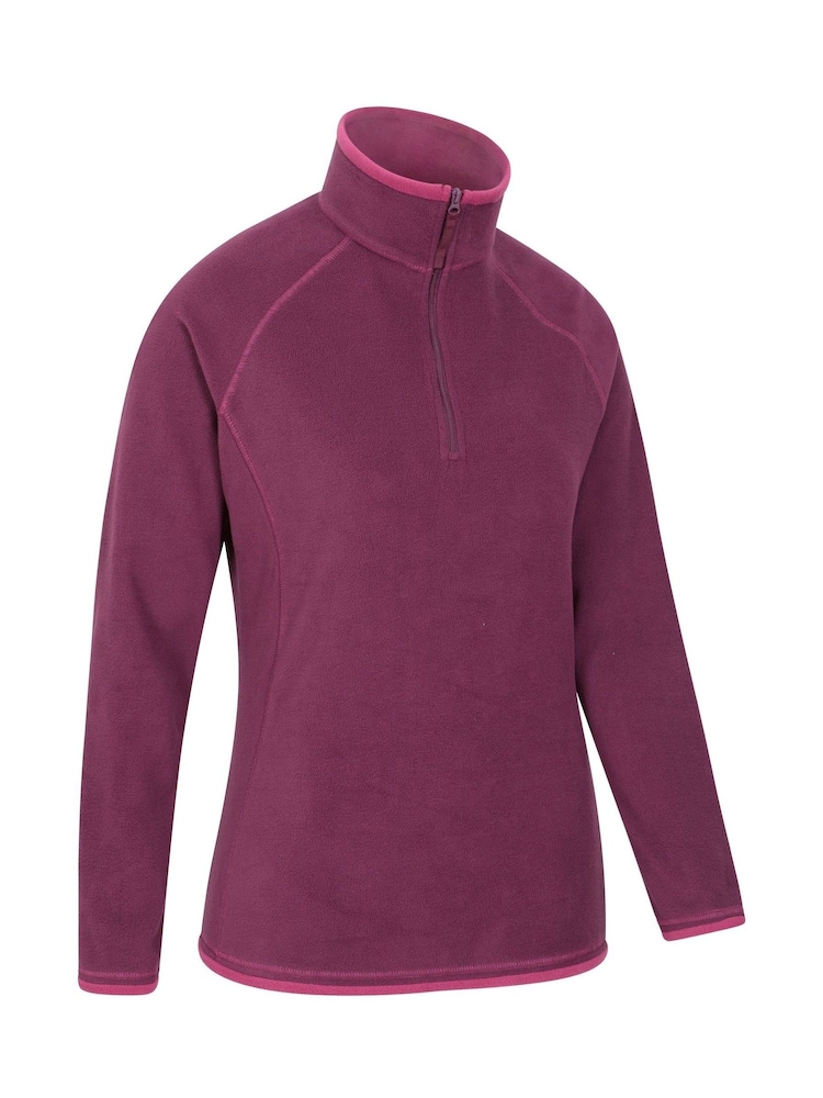 Mountain Warehouse Light Pink Womens Montana Half Zip Fleece - Image 2 of 5