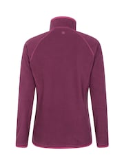 Mountain Warehouse Light Pink Womens Montana Half Zip Fleece - Image 3 of 5