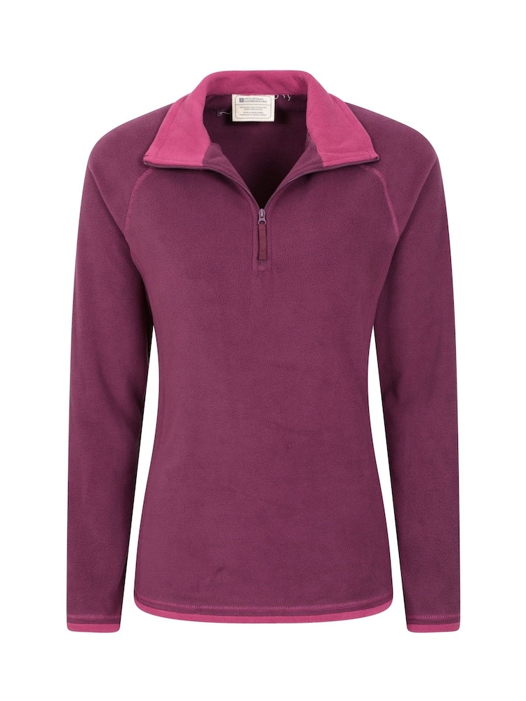 Mountain Warehouse Light Pink Womens Montana Half Zip Fleece - Image 5 of 5
