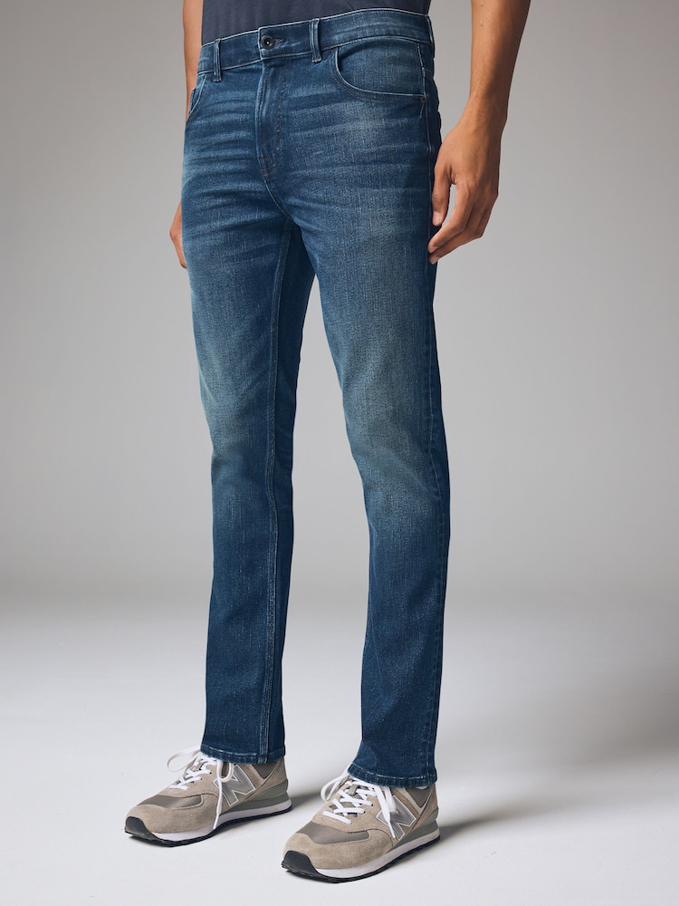 Blue Vintage Skinny Fit Authentic Stretch Denim Jeans - Image 2 of 11