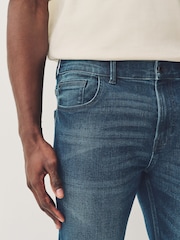 Blue Vintage Skinny Fit Authentic Stretch Denim Jeans - Image 5 of 11