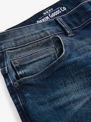 Blue Vintage Skinny Fit Authentic Stretch Denim Jeans - Image 9 of 11