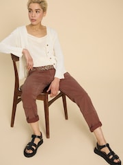White Stuff Brown Blaire Trousers - Image 3 of 7