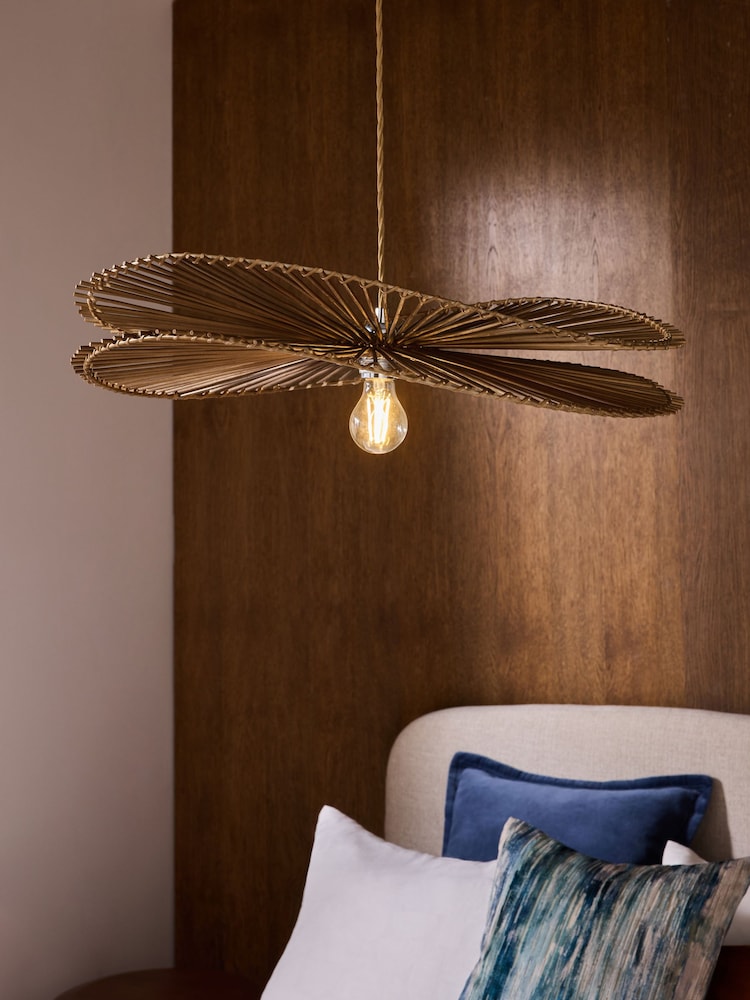 Dark Natural Tahiti Wave Easy Fit Lamp Shade - Image 1 of 5