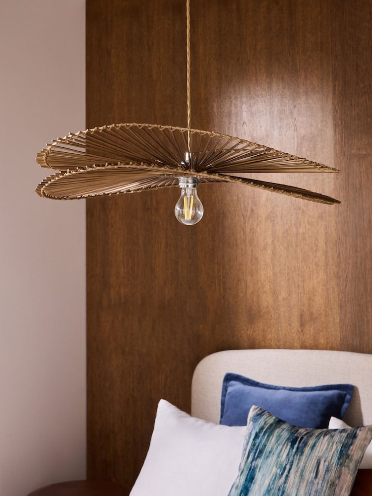 Dark Natural Tahiti Wave Easy Fit Lamp Shade - Image 2 of 5
