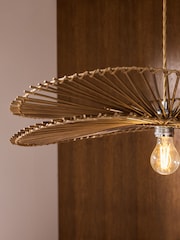 Dark Natural Tahiti Wave Easy Fit Lamp Shade - Image 3 of 5