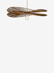 Dark Natural Tahiti Wave Easy Fit Lamp Shade - Image 4 of 5