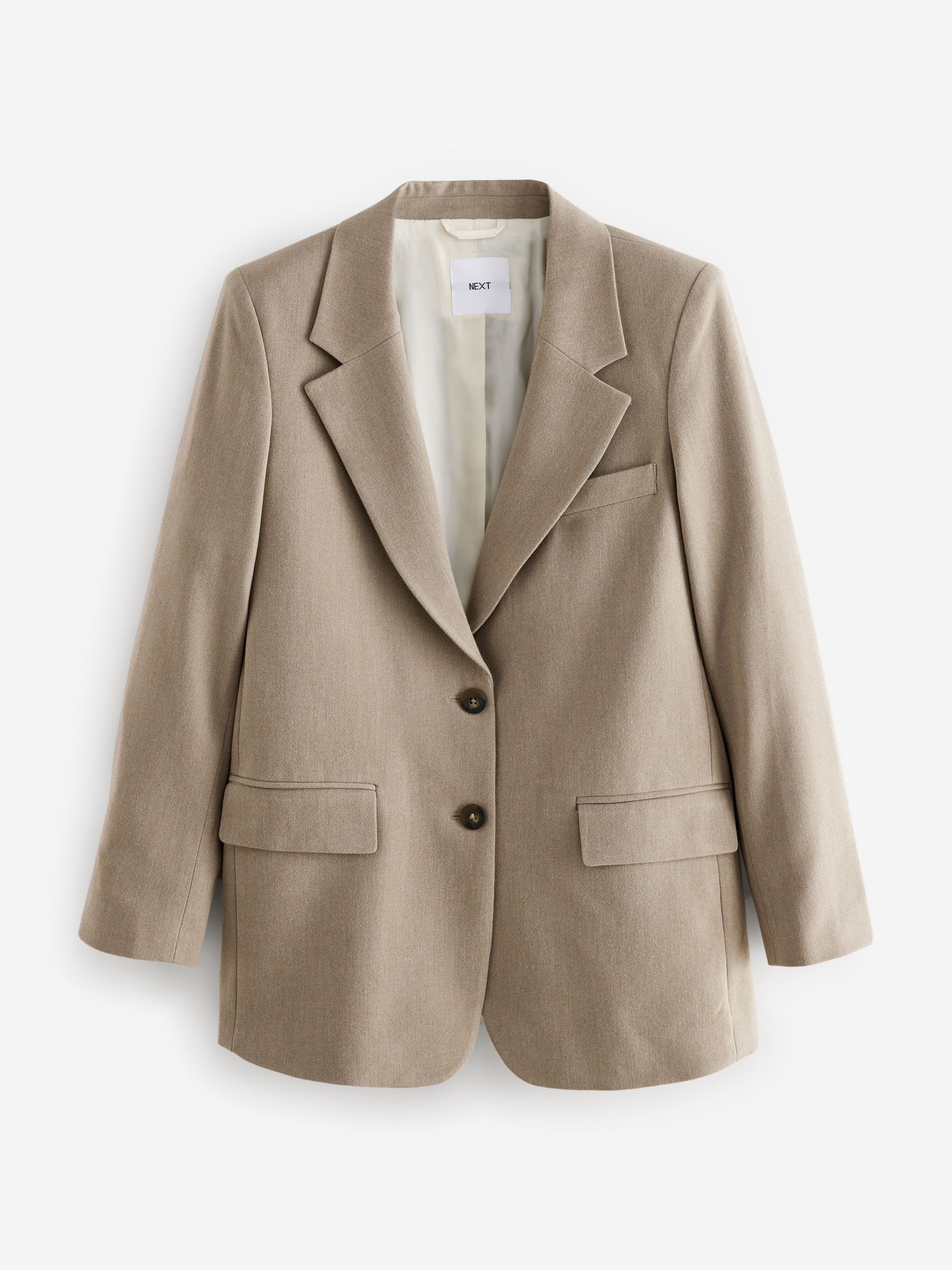 Buy Neutral Single Breasted Warm Handle Blazer from Next USA