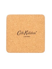 Cath Kidston Green Summer Birds Cork Back Placemats And Coasters Set - Image 5 of 5