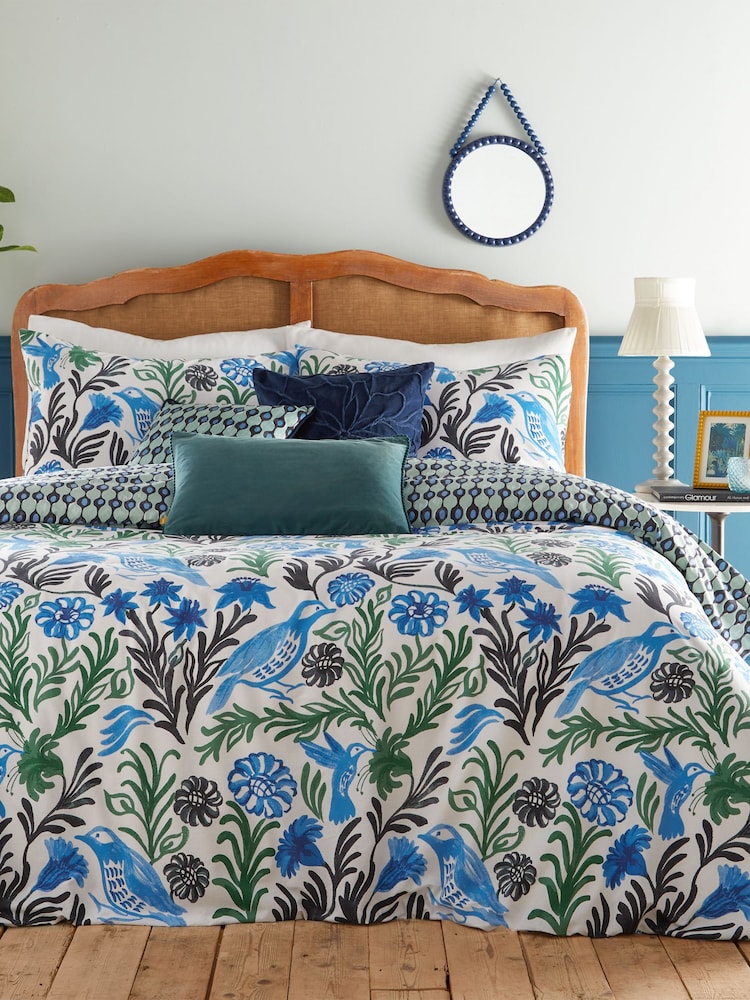 Furn Ocean Alentejo Trending Floral Duvet Cover Set - Image 1 of 4