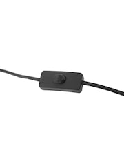 Interiors by Premier Black Kensington Townhouse Iron & Crystal Lamp - Image 5 of 5
