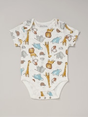 Homegrown Printed White Bodysuit Set 3 Pack - Image 3 of 4