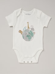 Homegrown Printed White Bodysuit Set 3 Pack - Image 4 of 4