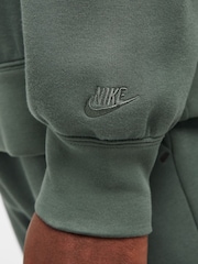 Nike Green Sportswear Tech Fleece Quarter Zip Top - Image 5 of 7