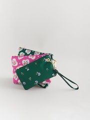Cath Kidston Green Hearts Layered Pouch - Image 1 of 7