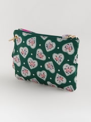Cath Kidston Green Hearts Layered Pouch - Image 2 of 7
