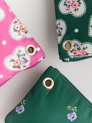 Cath Kidston Green Hearts Layered Pouch - Image 5 of 7