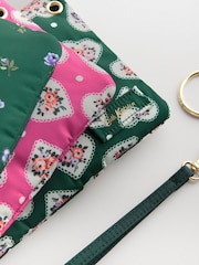 Cath Kidston Green Hearts Layered Pouch - Image 6 of 7