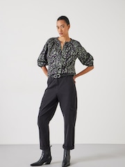 Hush Grey Monika Tie Blouse - Image 2 of 5
