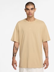 Nike Team Gold Sportswear Premium 100% Cotton Essentials T-Shirt - Image 1 of 3