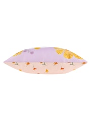 Wylder Lilac Peach Wildflowers Outdoor Cushion - Image 3 of 3