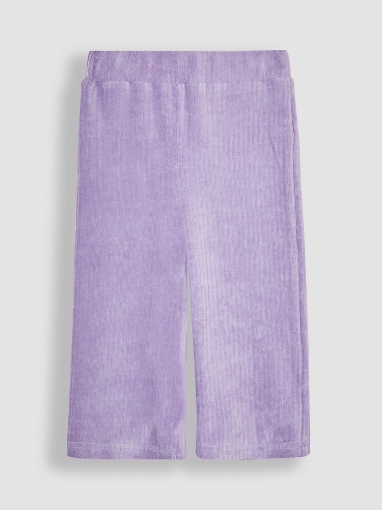 JoJo Maman Bébé 2-Pack Cord Velour Flare Leggings - Image 4 of 7