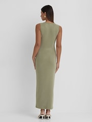 4th & Reckless Green Jaden Diamante Midi Dress - Image 2 of 5