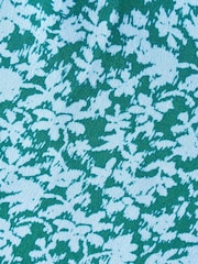 Live Unlimited Blue Curve Multi Ditsy Print Tiered Midaxi Dress - Image 5 of 5
