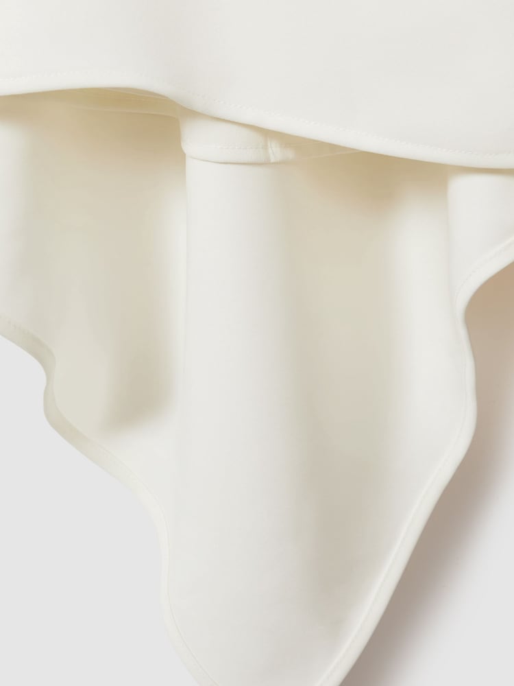 Reiss Ivory Simone Split Back Cowl Neck Top - Image 6 of 6